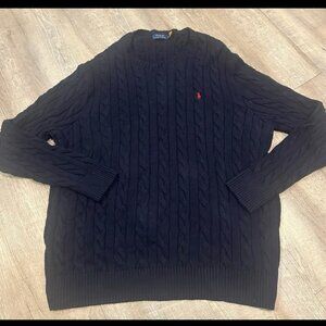 Polo Ralph Lauren Cable Knit Sweater Mens XLT